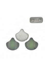 Ginko Leaf Beads 7.5x7.5mm Backlit matte uranium